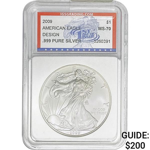 2009 Silver Eagle IGS MS70