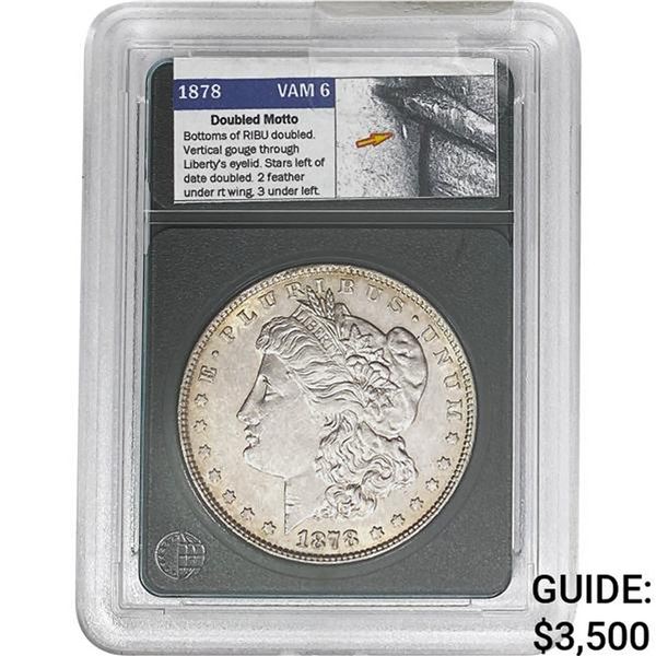 1878 8TF Morgan Silver Dollar VSS VAM6