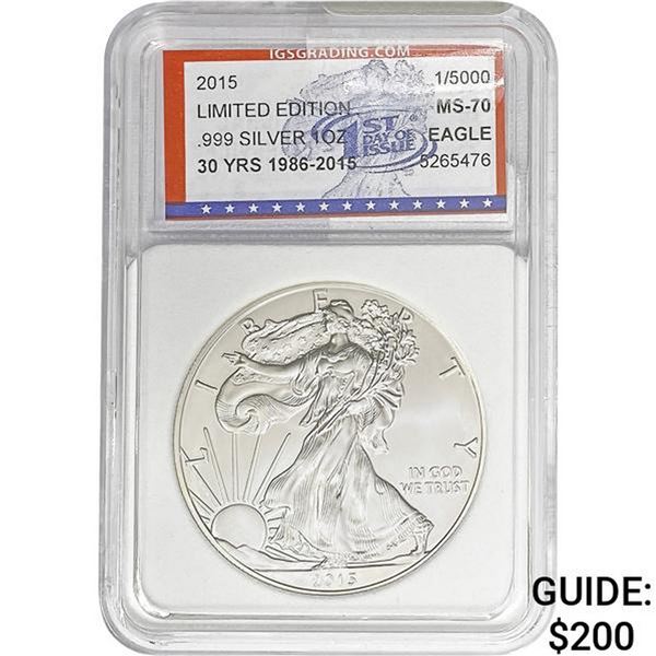 2015 Silver Eagle IGS MS70