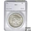 Image 1 : 1921 Silver Peace Dollar SEGS MS61