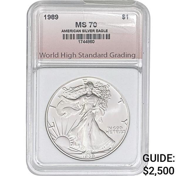 1989 Silver Eagle WHSG MS70