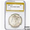 Image 1 : 1883-CC Morgan Silver Dollar PGA MS65 DMPL