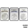 Image 1 : [3]2009-2010 Silver Eagle NGC MS69