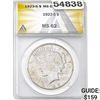1923-S Silver Peace Dollar ANACS MS62