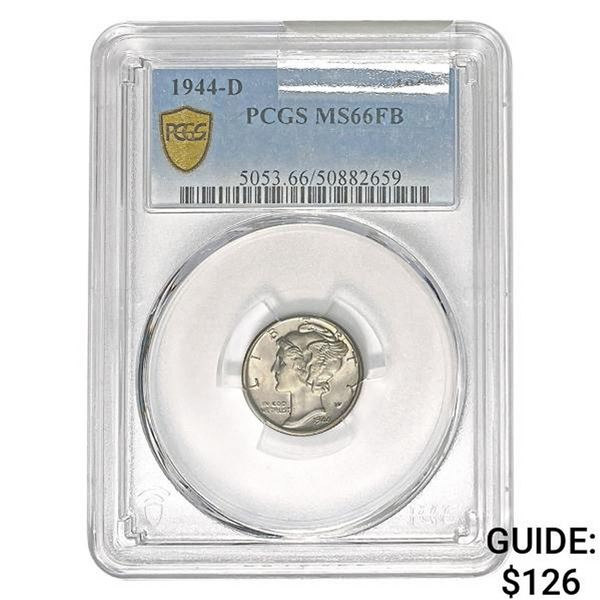 1944-D Mercury Silver Dime PCGS MS66 FB