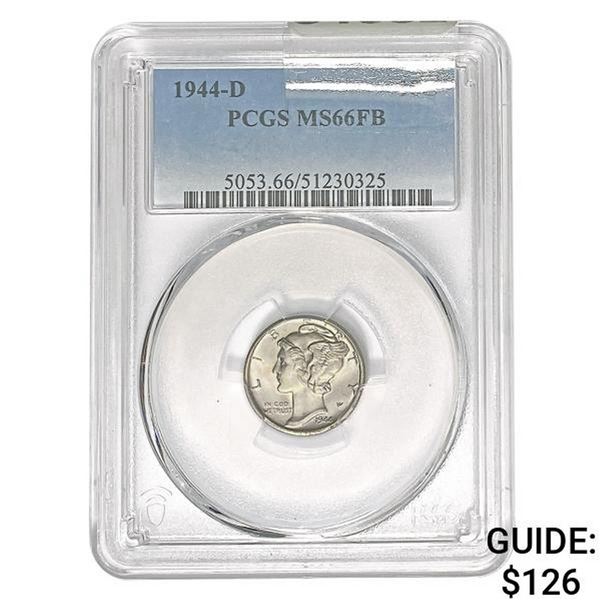 1944-D Mercury Silver Dime PCGS MS66 FB