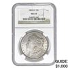 Image 1 : 1884-CC Morgan Silver Dollar NGC MS63
