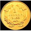 Image 2 : 1855 Rare Gold Dollar CHOICE BU