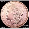 Image 1 : 1893-CC Morgan Silver Dollar CLOSELY UNCIRCULATED
