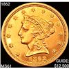 1862 $2.50 Gold Quarter Eagle UNCIRCULATED