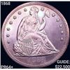 Image 1 : 1868 Seated Liberty Dollar CHOICE PROOF +