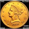 Image 1 : 1842 Sm Date $10 Gold Eagle CHOICE BU