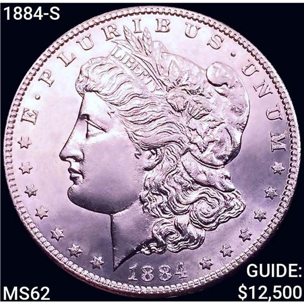1884-S Morgan Silver Dollar UNCIRCULATED