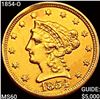 1854-O $2.50 Gold Quarter Eagle UNCIRCULATED