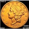 1865-S $20 Gold Double Eagle UNCIRCULATED