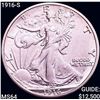 1916-S Walking Liberty Half Dollar CHOICE BU