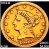 1854-O $2.50 Gold Quarter Eagle CHOICE AU