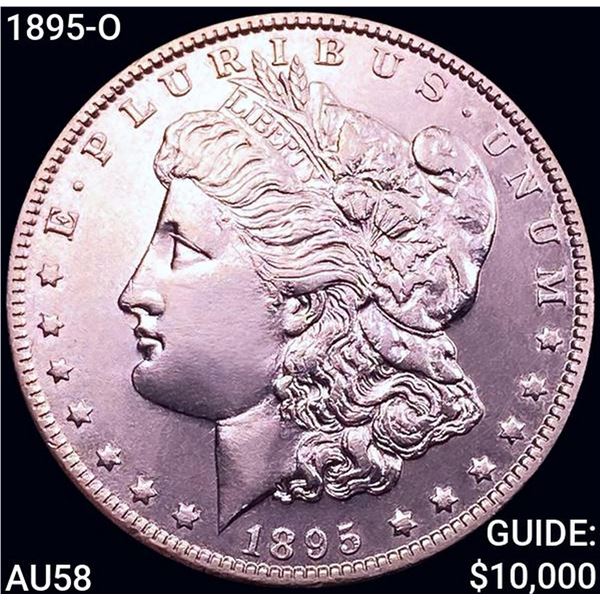 1895-O Morgan Silver Dollar CHOICE AU