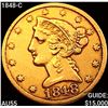 Image 1 : 1848-C $5 Gold Half Eagle HIGH GRADE