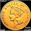 Image 1 : 1856-S $3 Gold Piece CLOSELY UNCIRCULATED
