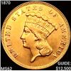 Image 1 : 1870 $3 Gold Piece UNCIRCULATED