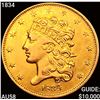 1834 $5 Gold Half Eagle CHOICE AU