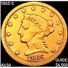 Image 1 : 1865-S $2.50 Gold Quarter Eagle CLOSELY UNCIRCULATED