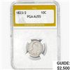 Image 1 : 1823/2 Capped Bust Dime PGA AU55