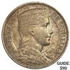 1931 Latvia Silver 5 Lati 0.6711oz ASW
