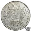 Image 1 : 1877Go JA Mexico Silver 8 Reales Chops