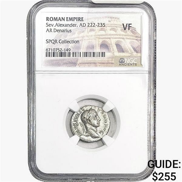 Roman Sev. Alexander, AD 222-235 Silver Denarius