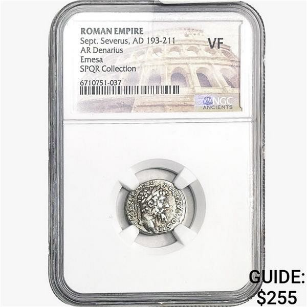 Roman Sept. Severus, AD 193-211 Silver Denarius