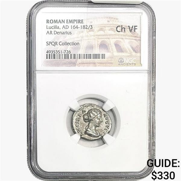 Roman Lucilla, AD 164-182/3 Silver Denarius