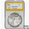 1995 American Silver Eagle PGA MS70