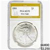 1991 American Silver Eagle PGA MS70