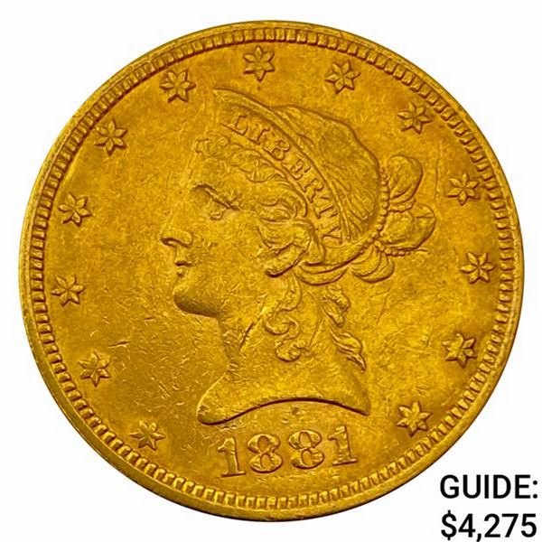 1881 $10 Gold Eagle UNCIRCULATED
