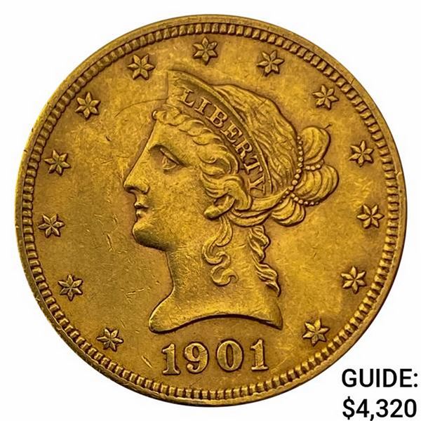1901 $10 Gold Eagle UNCIRCULATED