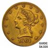 Image 1 : 1901 $10 Gold Eagle UNCIRCULATED