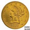 Image 1 : 1902 $10 Gold Eagle UNCIRCULATED