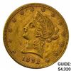 Image 1 : 1892 $10 Gold Eagle UNCIRCULATED