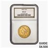Image 1 : 1902 $10 Gold Eagle NGC MS62
