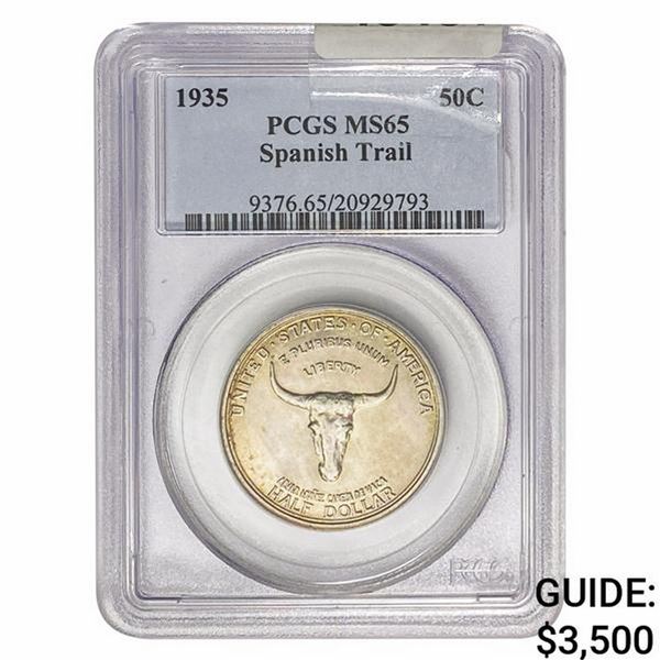 1935 Spanish Trail Half Dollar PCGS MS65