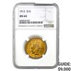 Image 1 : 1912 $10 Gold Eagle NGC MS64