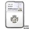 Image 1 : 1934 Mercury Silver Dime NGC MS68 FB