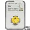 Image 1 : 1990 1/4oz $10 AGE NGC MS68