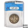 1921-D Walking Liberty Half Dollar ANACS VF25