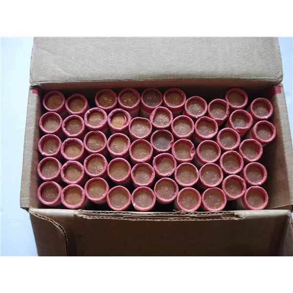 1¢ full box, all new 50 rolls, 2005 "No P" & "P"