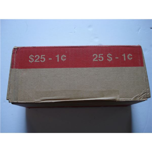 1¢ full box, all new 50 rolls, 2003 "No P" Old Effigy