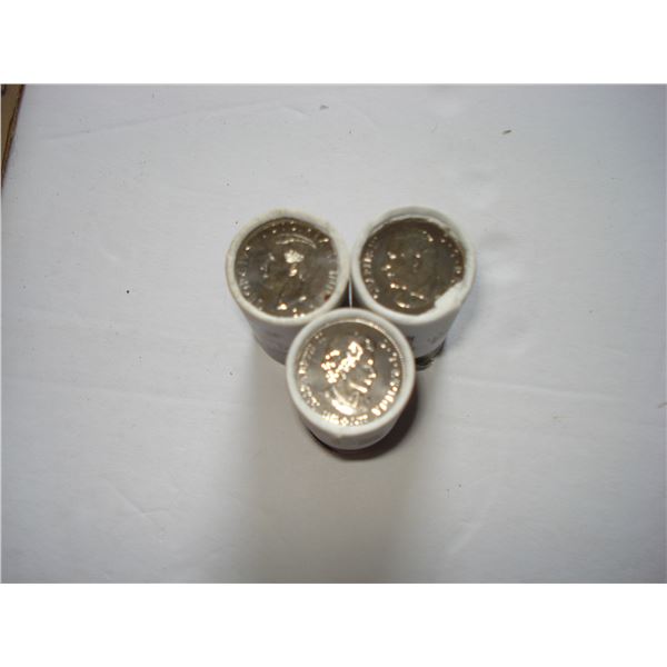 3 Reign  50¢ 3 rolls collection