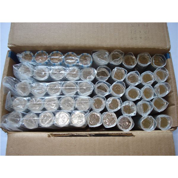 5¢ full box, all new 50 rolls, 2012, 2013, 2014